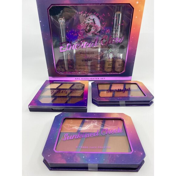 New PROFUSION Hightlighter Cheek Face Eye Makeup Set